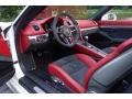  2016 Boxster Spyder Garnet Red/Black Interior