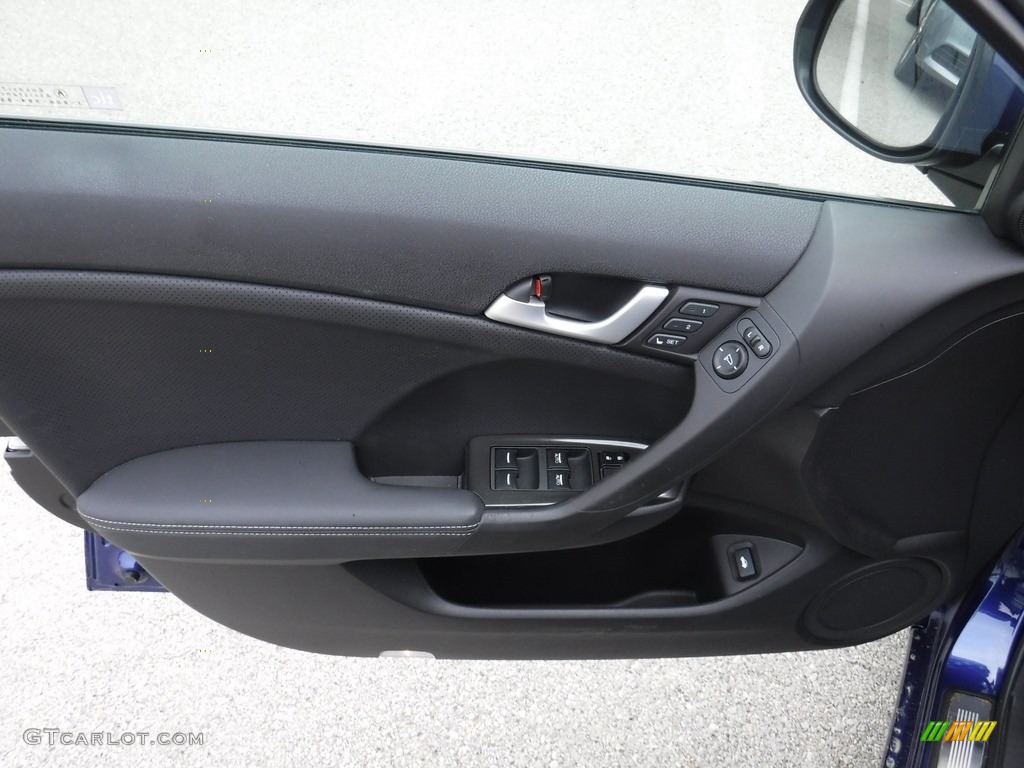 2012 Acura TSX Technology Sedan Ebony Door Panel Photo #115424298