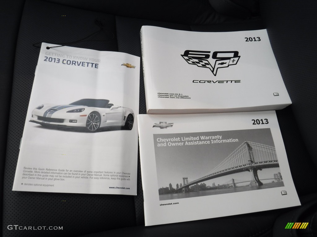 2013 Corvette 427 Convertible Collector Edition - Arctic White/60th Anniversary Pearl Silver Blue Stripes / Diamond Blue/60th Anniversary Design Package photo #45