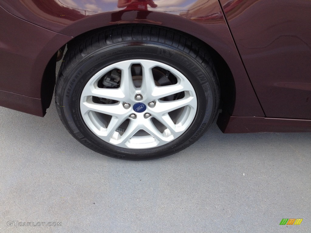 2013 Fusion SE 1.6 EcoBoost - Bordeaux Reserve Red Metallic / Dune photo #13