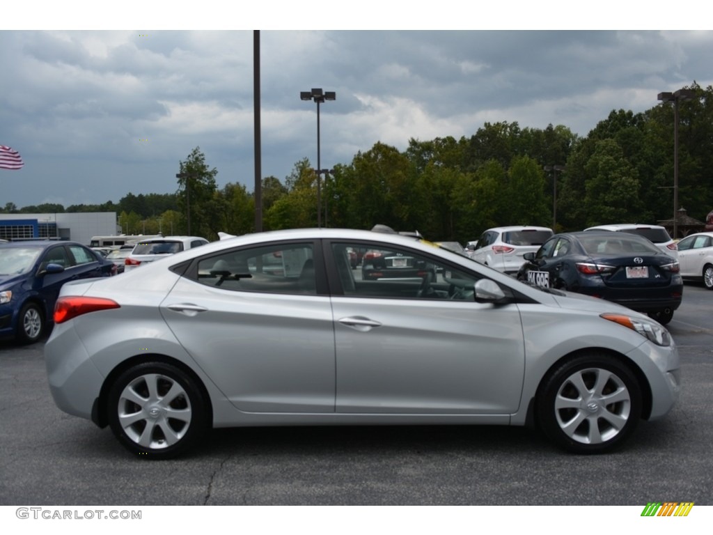 2013 Elantra Limited - Silver / Gray photo #2