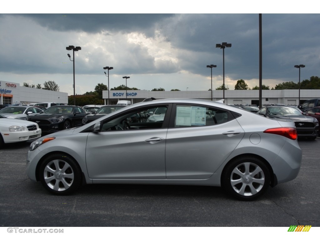 2013 Elantra Limited - Silver / Gray photo #6