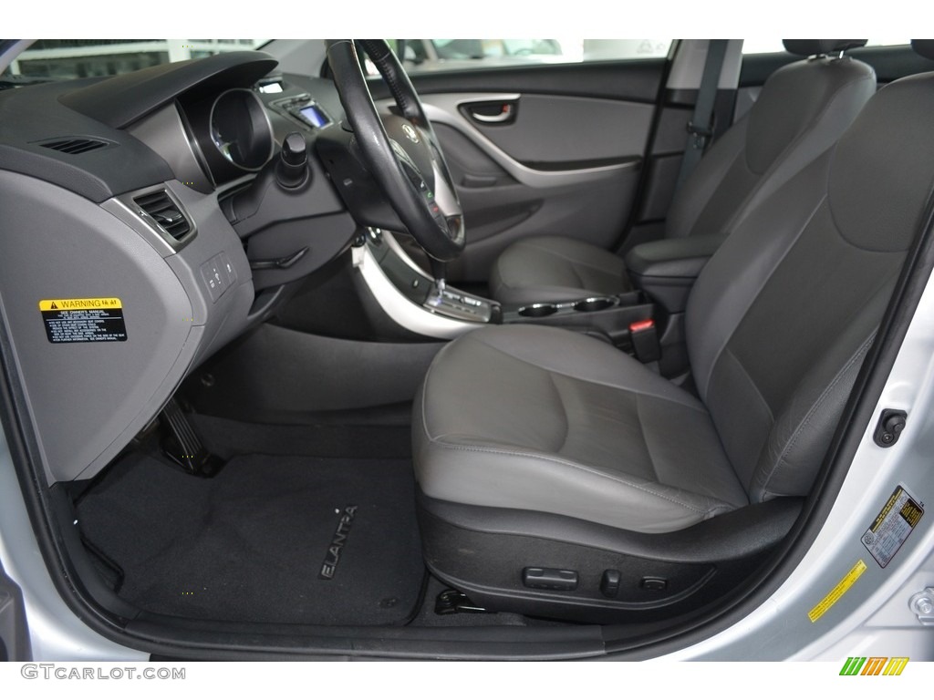2013 Elantra Limited - Silver / Gray photo #10