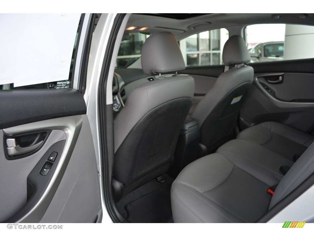 2013 Elantra Limited - Silver / Gray photo #12