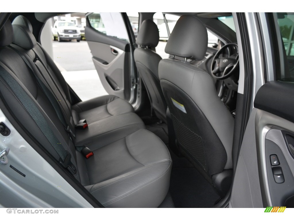 2013 Elantra Limited - Silver / Gray photo #14