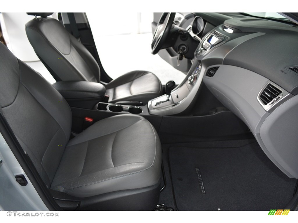 2013 Elantra Limited - Silver / Gray photo #16