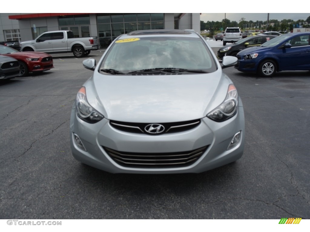 2013 Elantra Limited - Silver / Gray photo #26