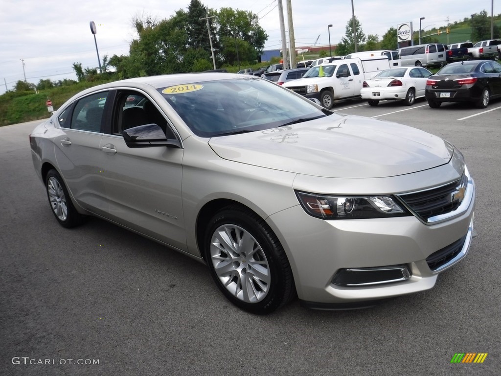 2014 Impala LS - Champagne Silver Metallic / Jet Black/Dark Titanium photo #5