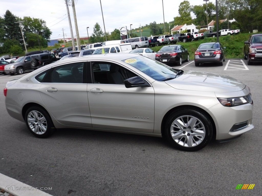 2014 Impala LS - Champagne Silver Metallic / Jet Black/Dark Titanium photo #6