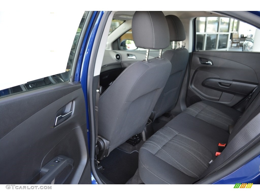 2012 Sonic LT Sedan - Blue Topaz Metallic / Jet Black/Brick photo #11