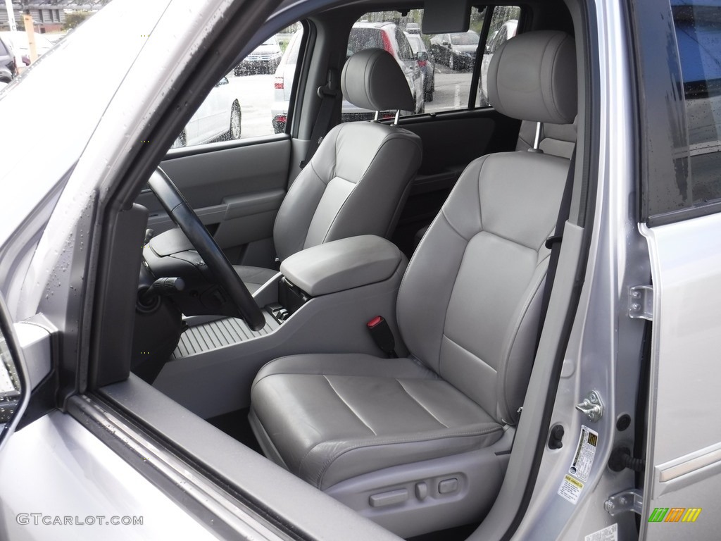 2013 Pilot Touring 4WD - Alabaster Silver Metallic / Gray photo #15