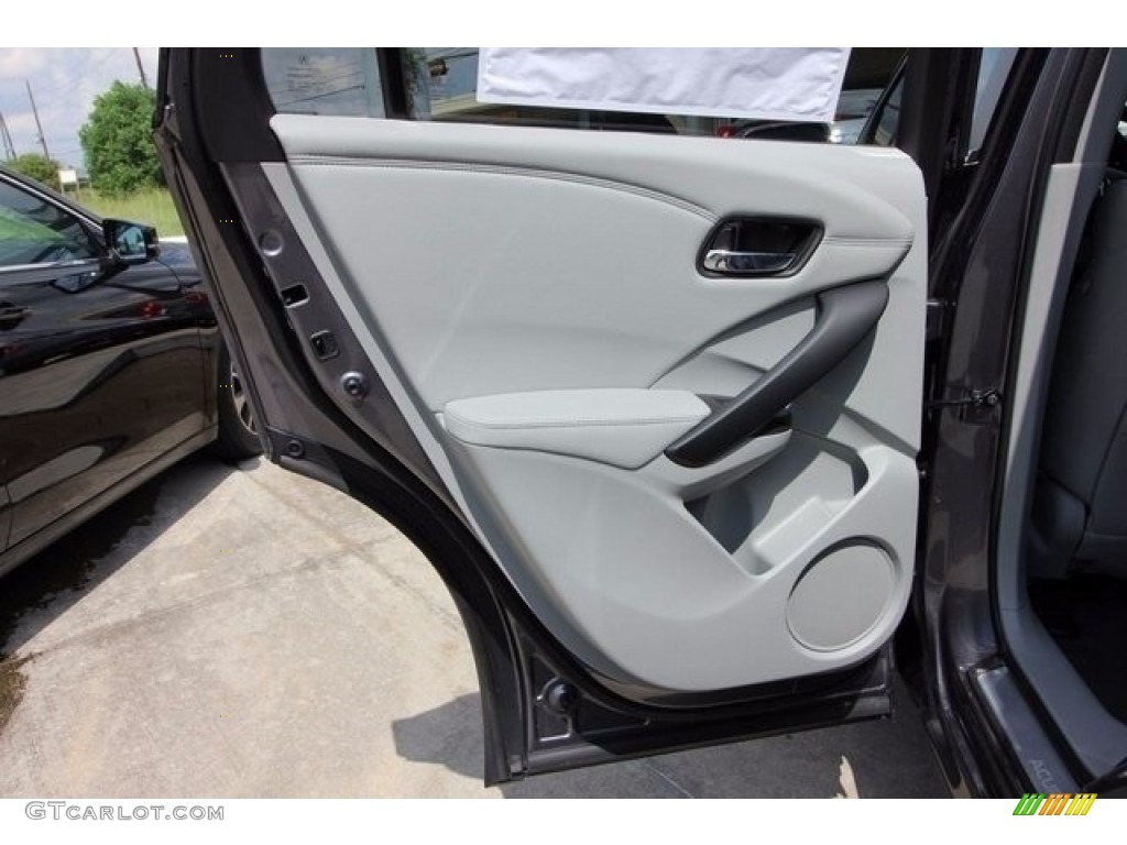 2017 Acura RDX Advance AWD Graystone Door Panel Photo #115435263