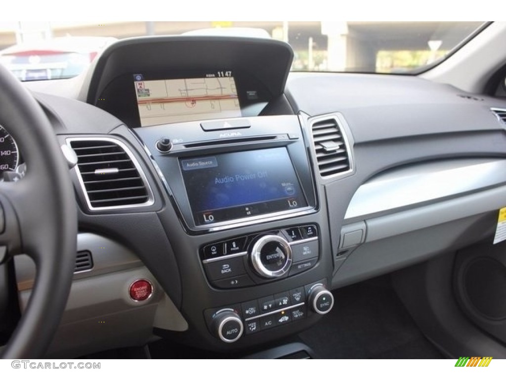 2017 Acura RDX Advance AWD Graystone Dashboard Photo #115435548