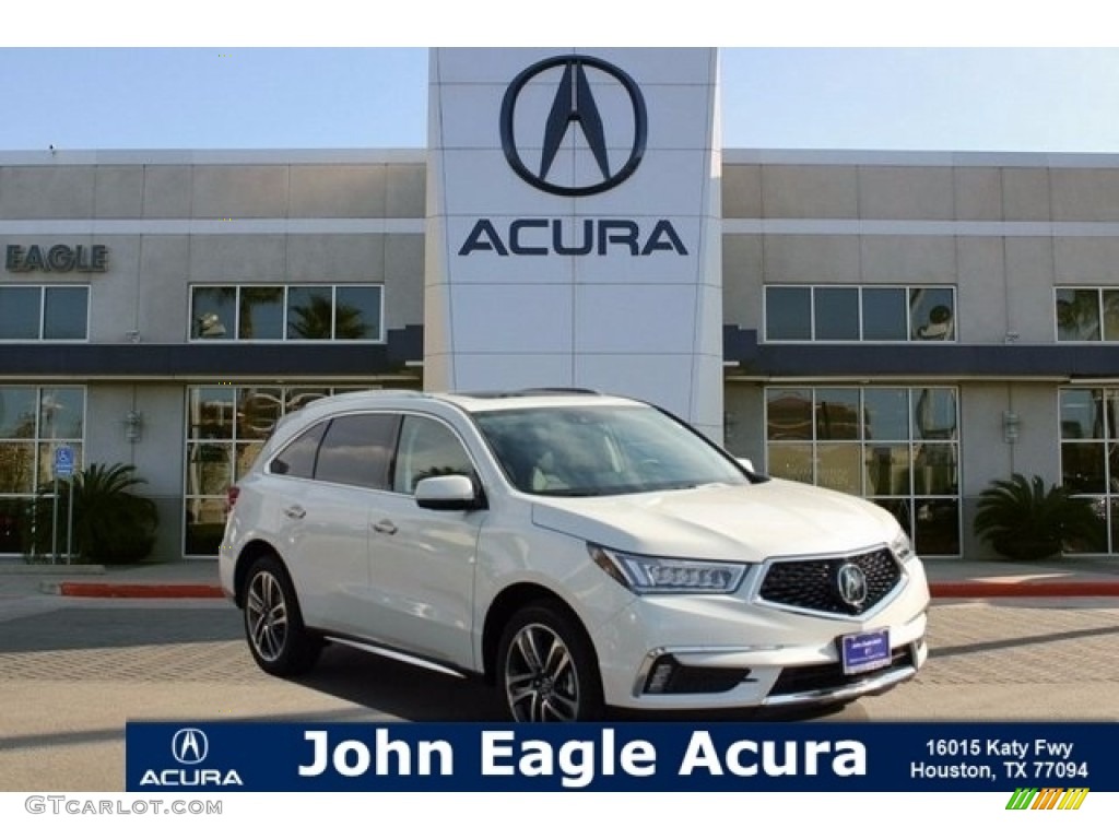 White Diamond Pearl Acura MDX