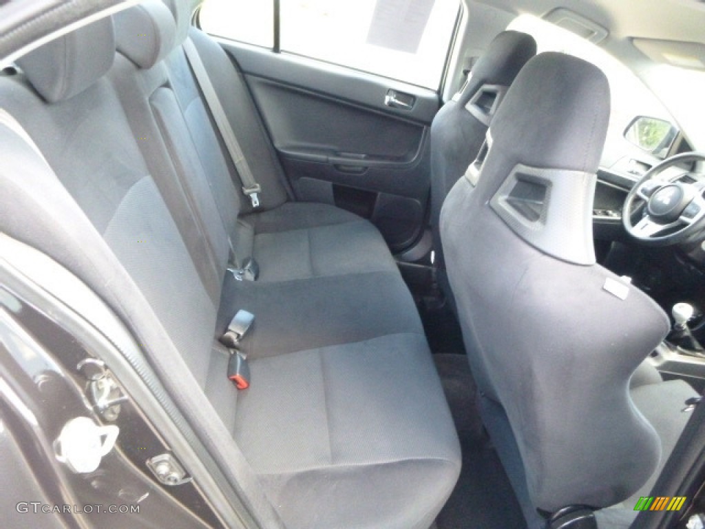 2012 Lancer Evolution GSR - Phantom Black / Black Recaro photo #4