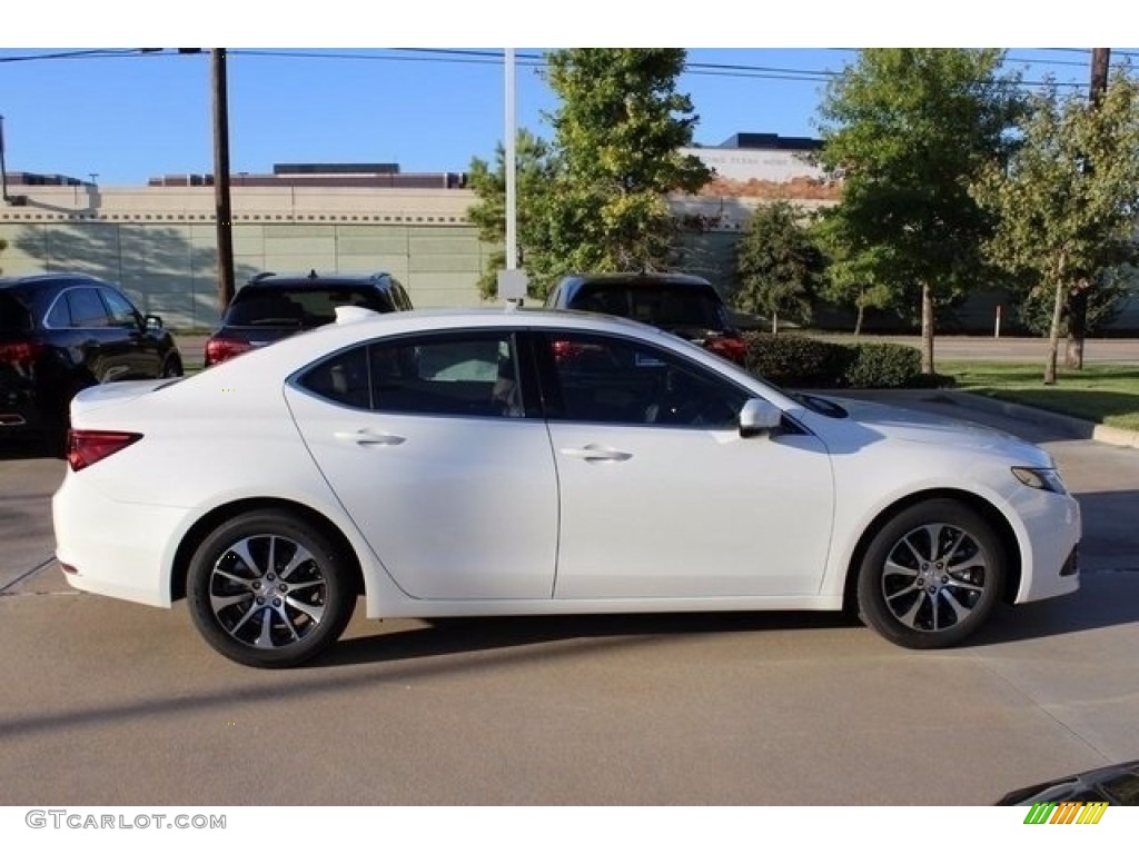 2017 TLX Technology Sedan - Bellanova White Pearl / Espresso photo #8