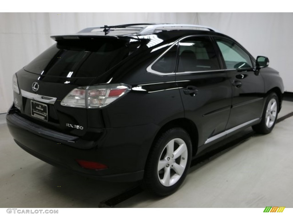 2010 RX 350 AWD - Obsidian Black / Black/Brown Walnut photo #41