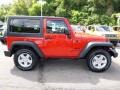 2016 Firecracker Red Jeep Wrangler Sport  photo #7