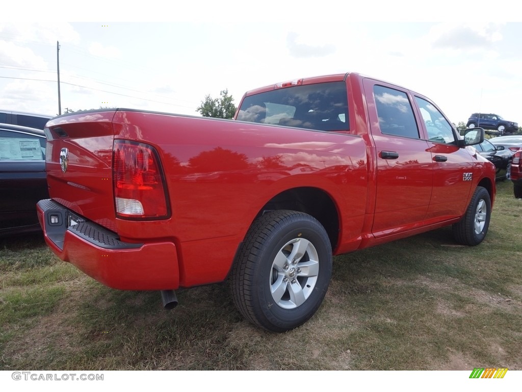 2017 1500 Express Crew Cab - Flame Red / Black/Diesel Gray photo #2