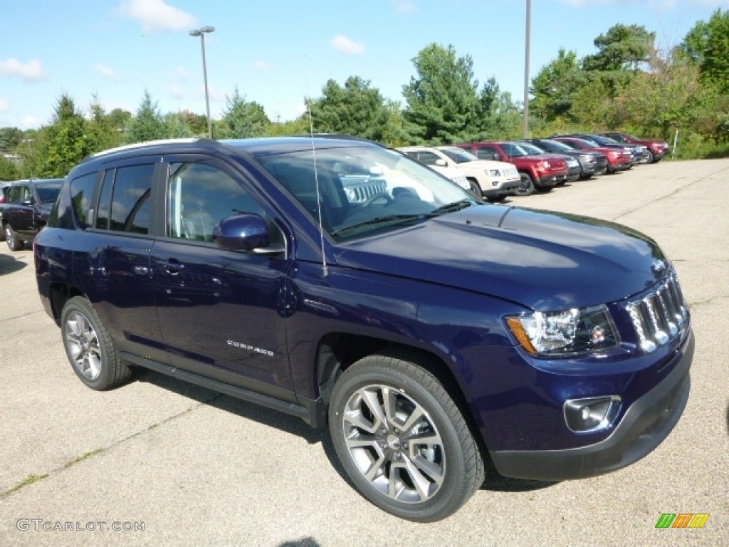 True Blue Pearl 2017 Jeep Compass High Altitude 4x4 Exterior Photo #115442478