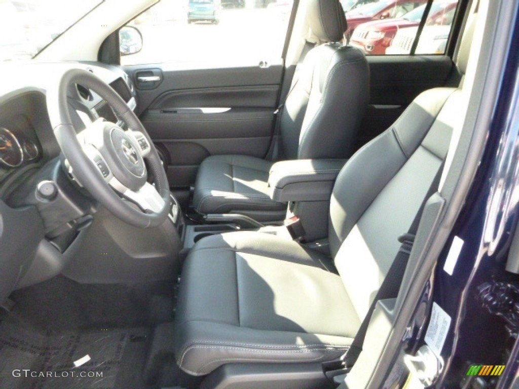 Dark Slate Gray Interior 2017 Jeep Compass High Altitude 4x4 Photo #115442508