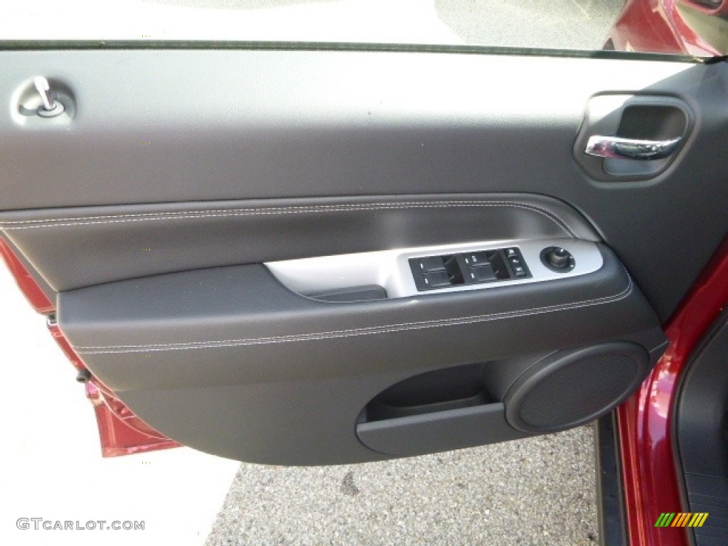 2017 Jeep Compass High Altitude 4x4 Dark Slate Gray Door Panel Photo #115443924
