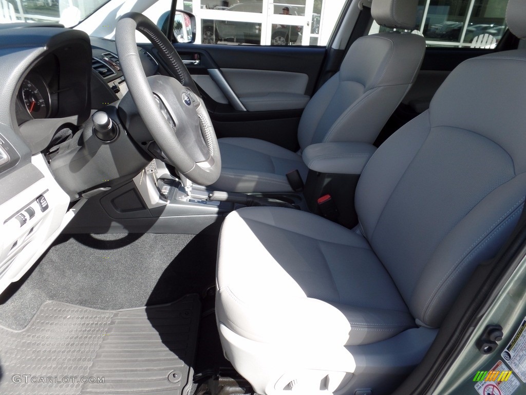 2016 Forester 2.5i Limited - Jasmine Green Metallic / Gray photo #10