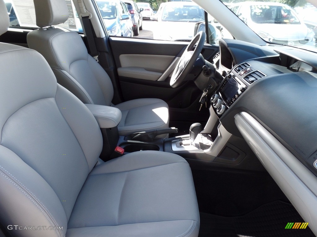 2016 Forester 2.5i Limited - Jasmine Green Metallic / Gray photo #13