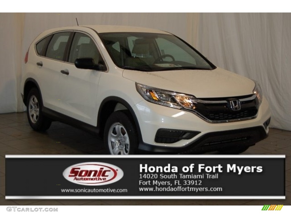 White Diamond Pearl Honda CR-V