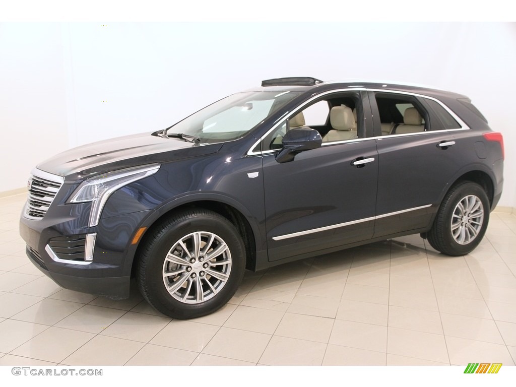 Dark Adriatic Blue Metallic 2017 Cadillac XT5 Luxury Exterior Photo #115450556