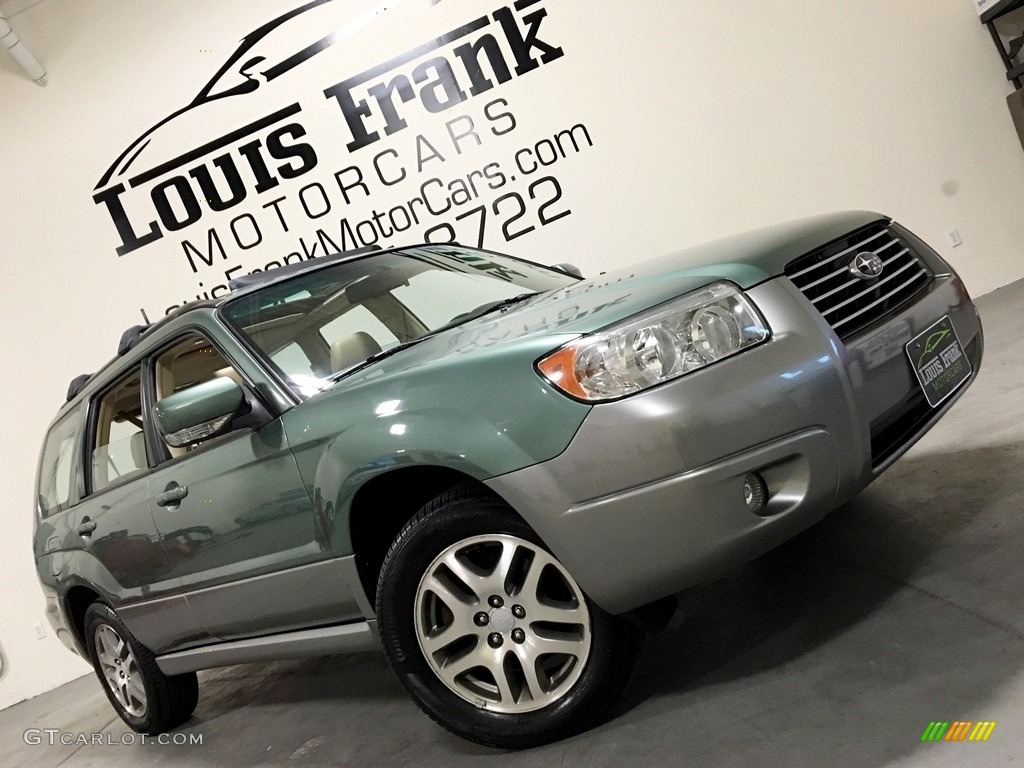 2006 Forester 2.5 X L.L.Bean Edition - Evergreen Metallic / Desert Beige photo #2