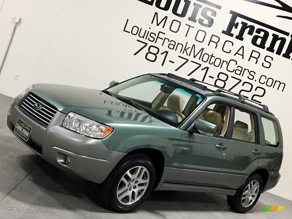 2006 Forester 2.5 X L.L.Bean Edition - Evergreen Metallic / Desert Beige photo #13