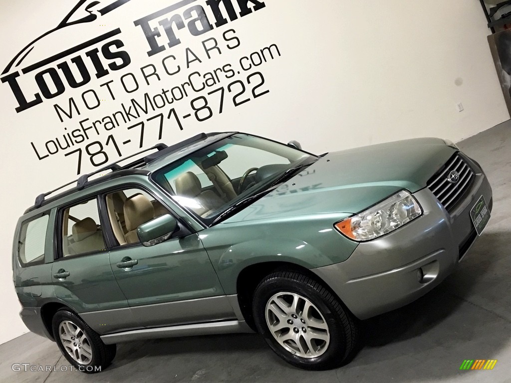 2006 Forester 2.5 X L.L.Bean Edition - Evergreen Metallic / Desert Beige photo #14