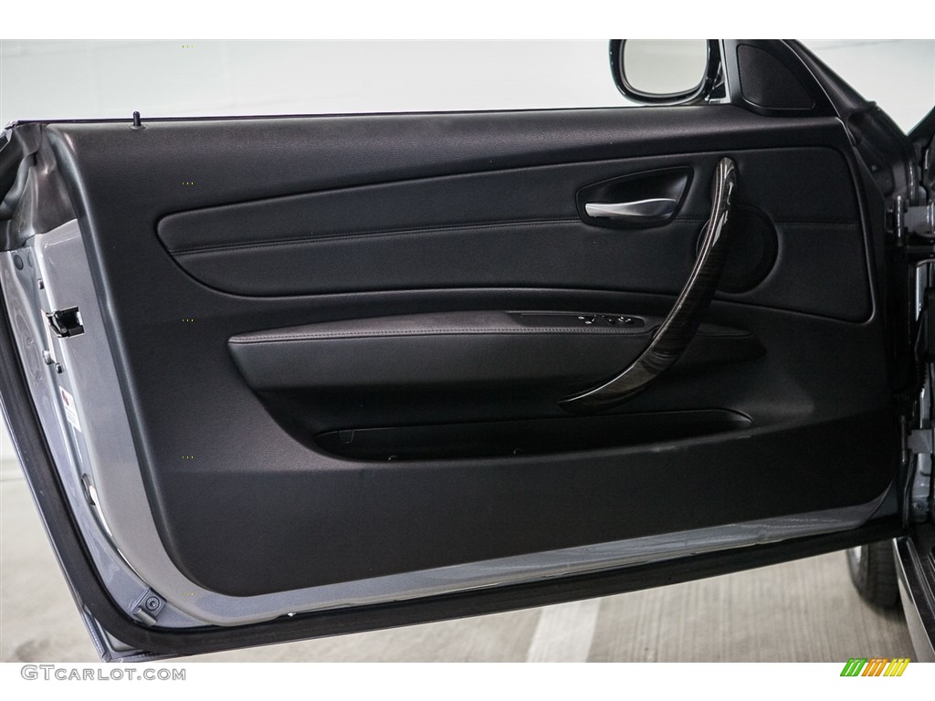 2012 1 Series 128i Coupe - Space Grey Metallic / Black photo #22