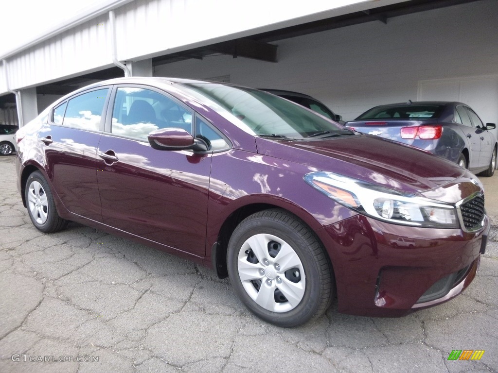 Garnet Red 2017 Kia Forte LX Exterior Photo #115452884