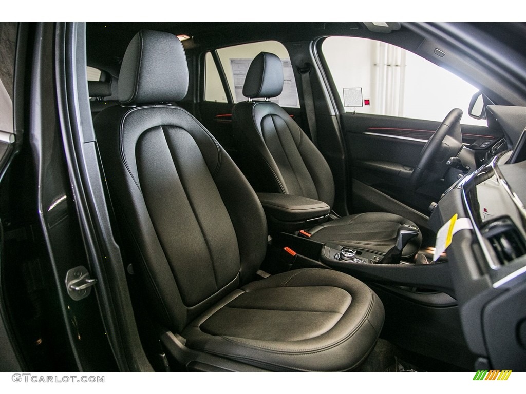 Black Interior 2017 BMW X1 xDrive28i Photo #115454258