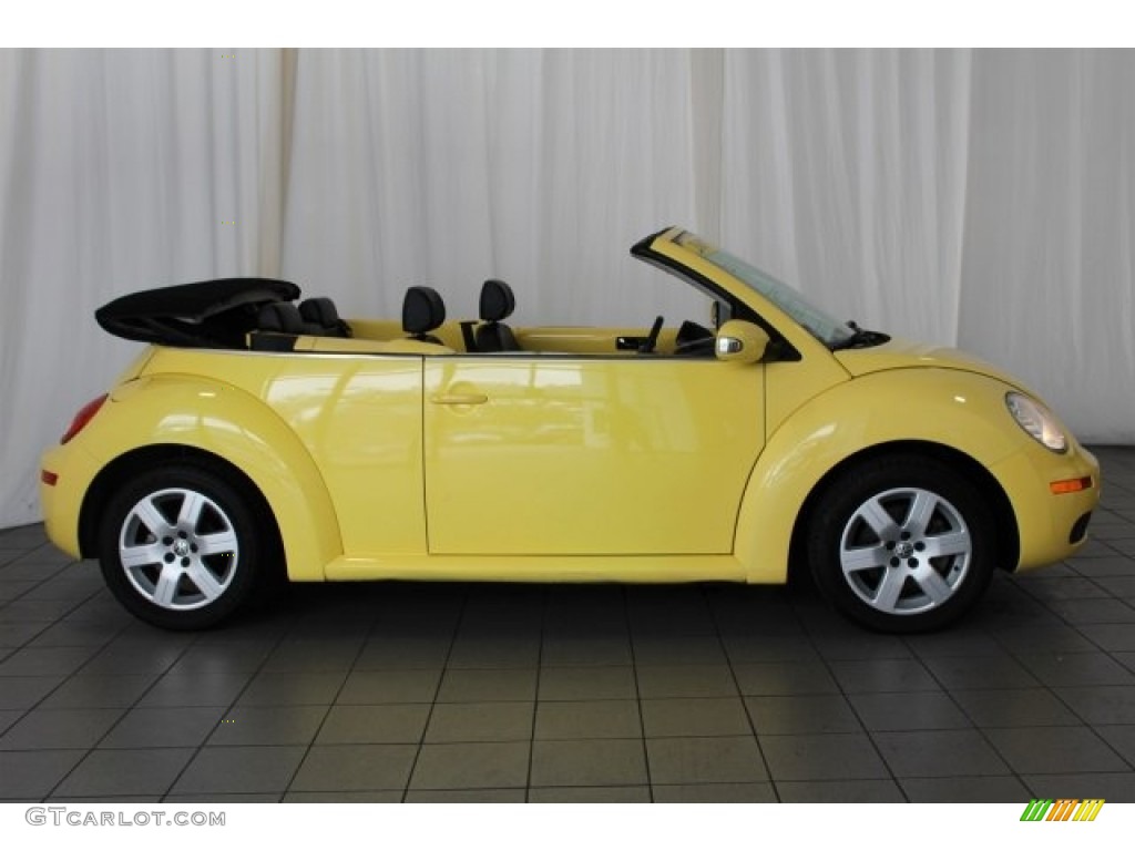 Sunflower Yellow 2007 Volkswagen New Beetle 2.5 Convertible Exterior Photo #115454384