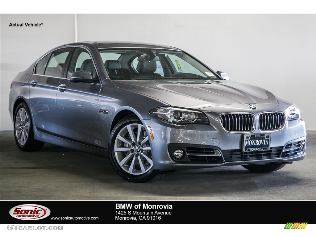 2016 5 Series 535i Sedan - Space Grey Metallic / Black photo #1