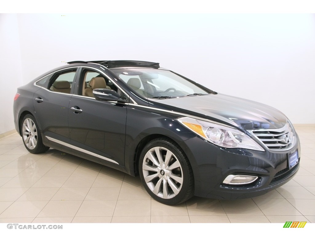 2013 Azera  - Midnight Blue Pearl / Camel photo #1