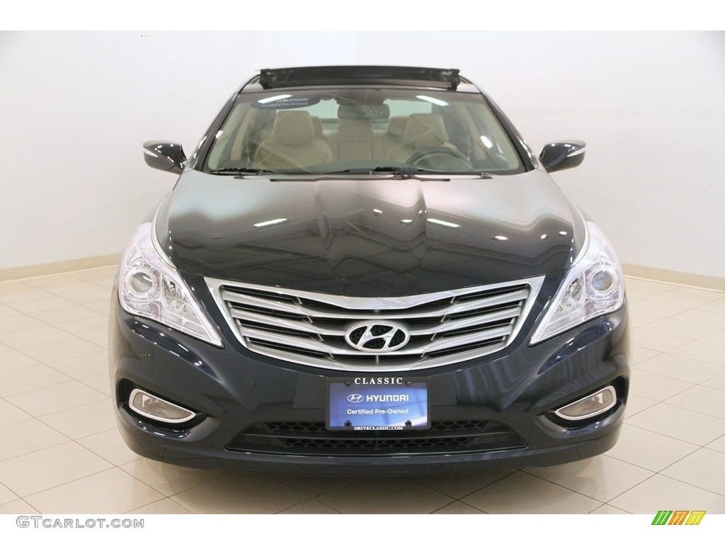 2013 Azera  - Midnight Blue Pearl / Camel photo #2