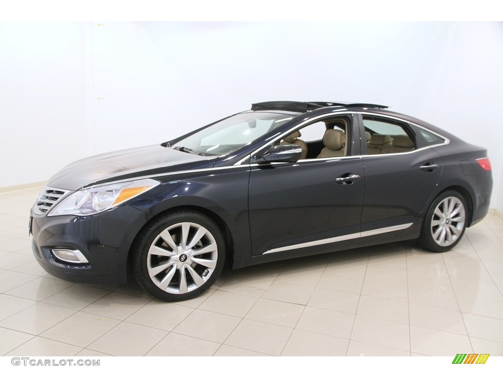 2013 Azera  - Midnight Blue Pearl / Camel photo #3