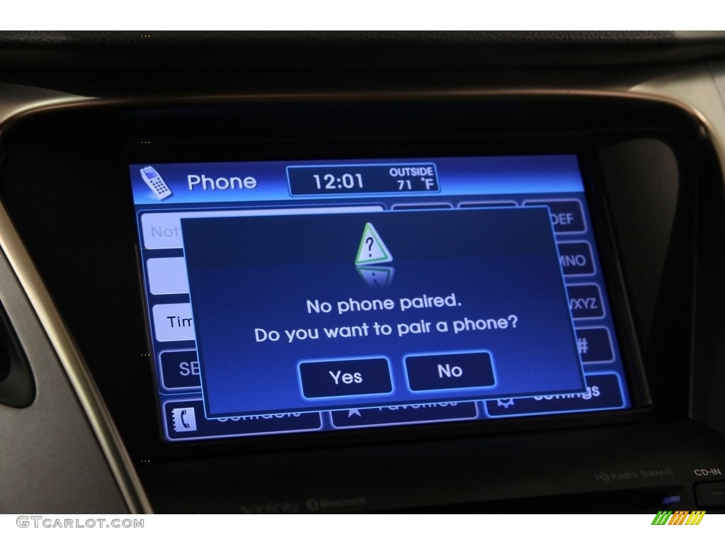 2013 Azera  - Midnight Blue Pearl / Camel photo #10