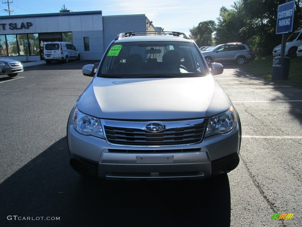 2009 Forester 2.5 X Premium - Spark Silver Metallic / Black photo #3