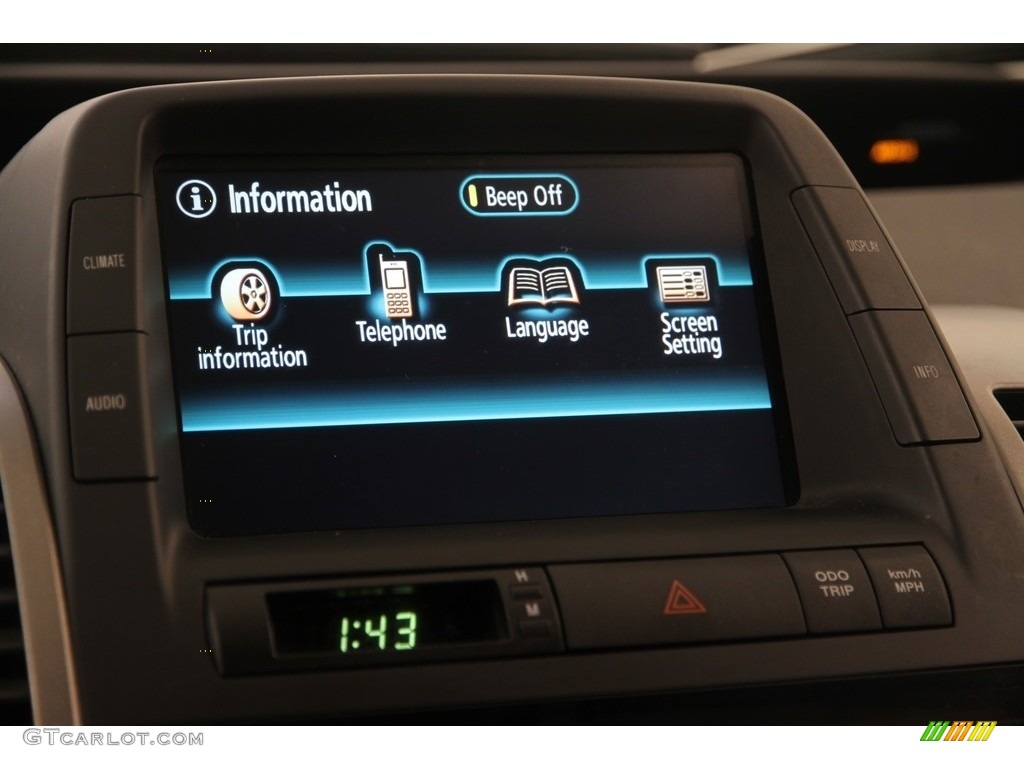 2008 Prius Hybrid - Seaside Blue Pearl / Bisque photo #9
