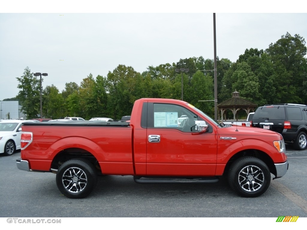 Red Candy Metallic 2010 Ford F150 XL Regular Cab Exterior Photo #115464384