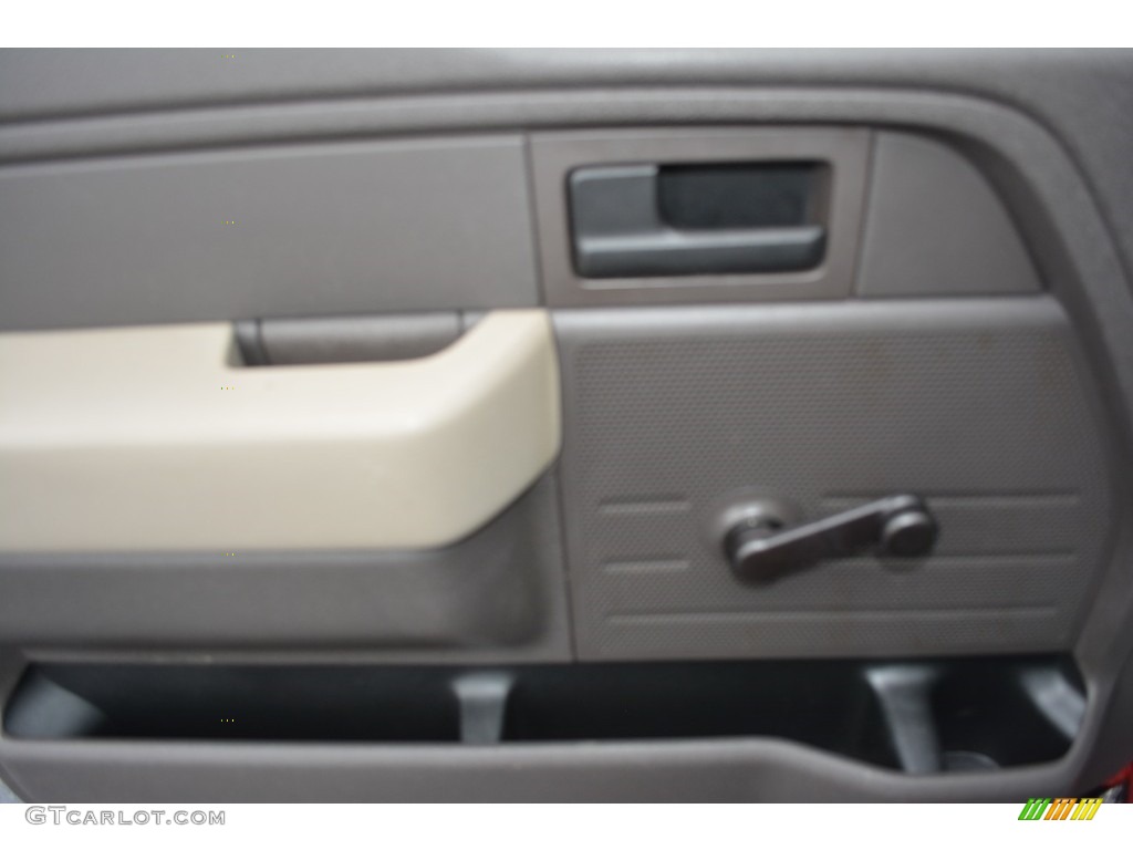 2010 F150 XL Regular Cab - Red Candy Metallic / Medium Stone photo #9