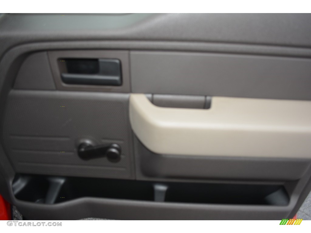 2010 F150 XL Regular Cab - Red Candy Metallic / Medium Stone photo #12