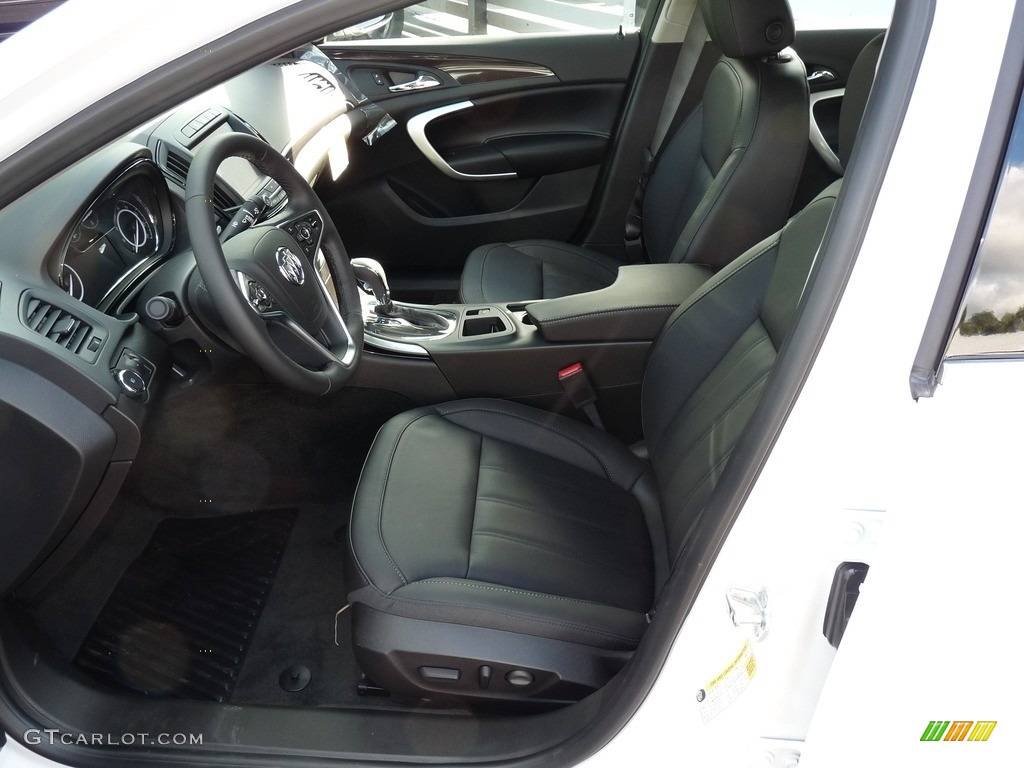 Ebony Interior 2017 Buick Regal Sport Touring Photo #115467462