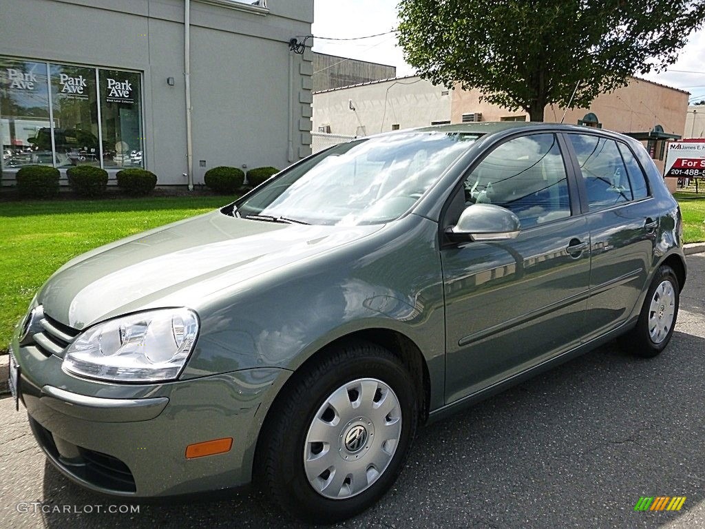 2007 Rabbit 4 Door - Sage Green Metallic / Art Grey photo #1