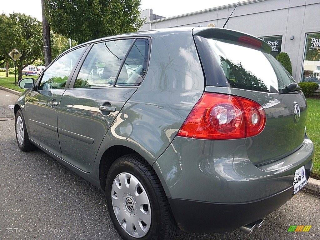 2007 Rabbit 4 Door - Sage Green Metallic / Art Grey photo #3